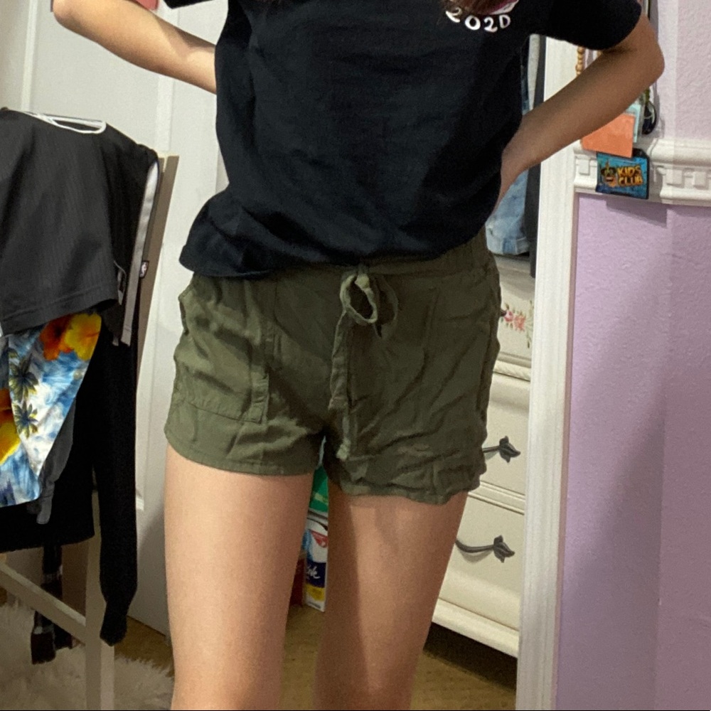 Army Green Shorts